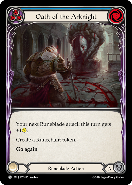 Oath of the Arknight (Blue) - Flesh and Blood TCG - MoxLand