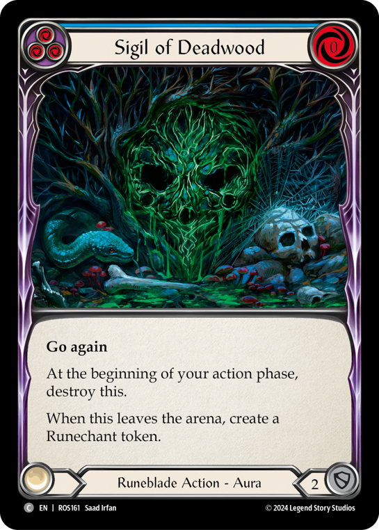 Sigil of Deadwood (Blue) - Flesh and Blood TCG - MoxLand