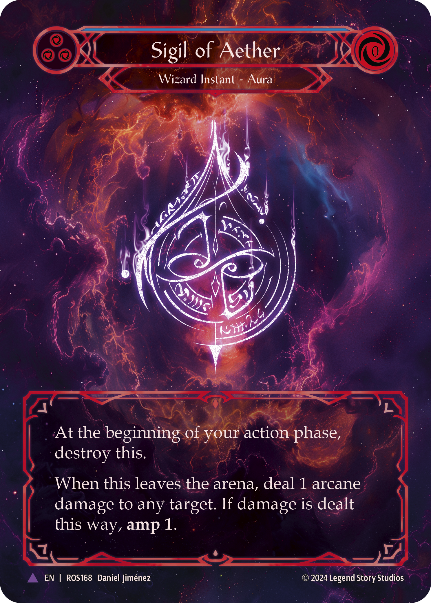 Sigil of Aether (Blue) - Flesh and Blood TCG - MoxLand