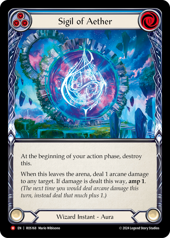 Sigil of Aether (Blue) - Flesh and Blood TCG - MoxLand