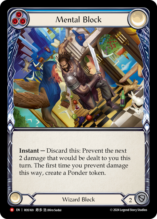 Mental Block (Blue) - Flesh and Blood TCG - MoxLand