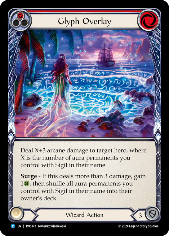 Glyph Overlay (Red) - Flesh and Blood TCG - MoxLand
