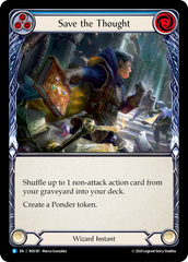 Save the Thought (Blue) - Flesh and Blood TCG - MoxLand