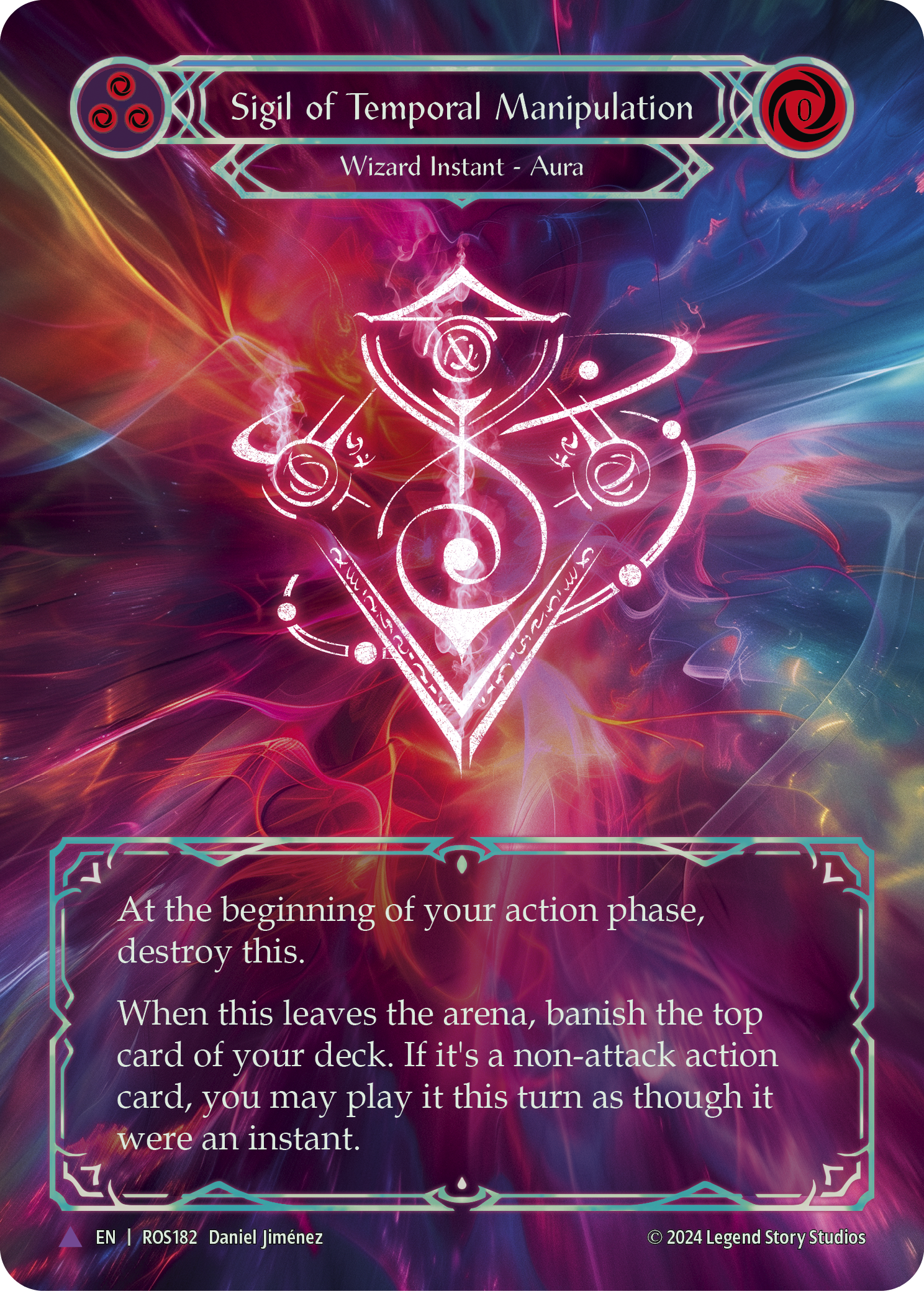 Sigil of Temporal Manipulation (Blue) - Flesh and Blood TCG - MoxLand