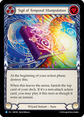 Sigil of Temporal Manipulation (Blue) - Flesh and Blood TCG - MoxLand