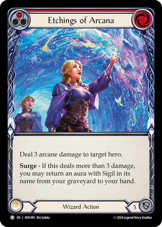 Etchings of Arcana (Red) - Flesh and Blood TCG - MoxLand