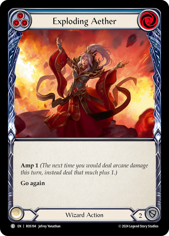 Exploding Aether (Blue) - Flesh and Blood TCG - MoxLand