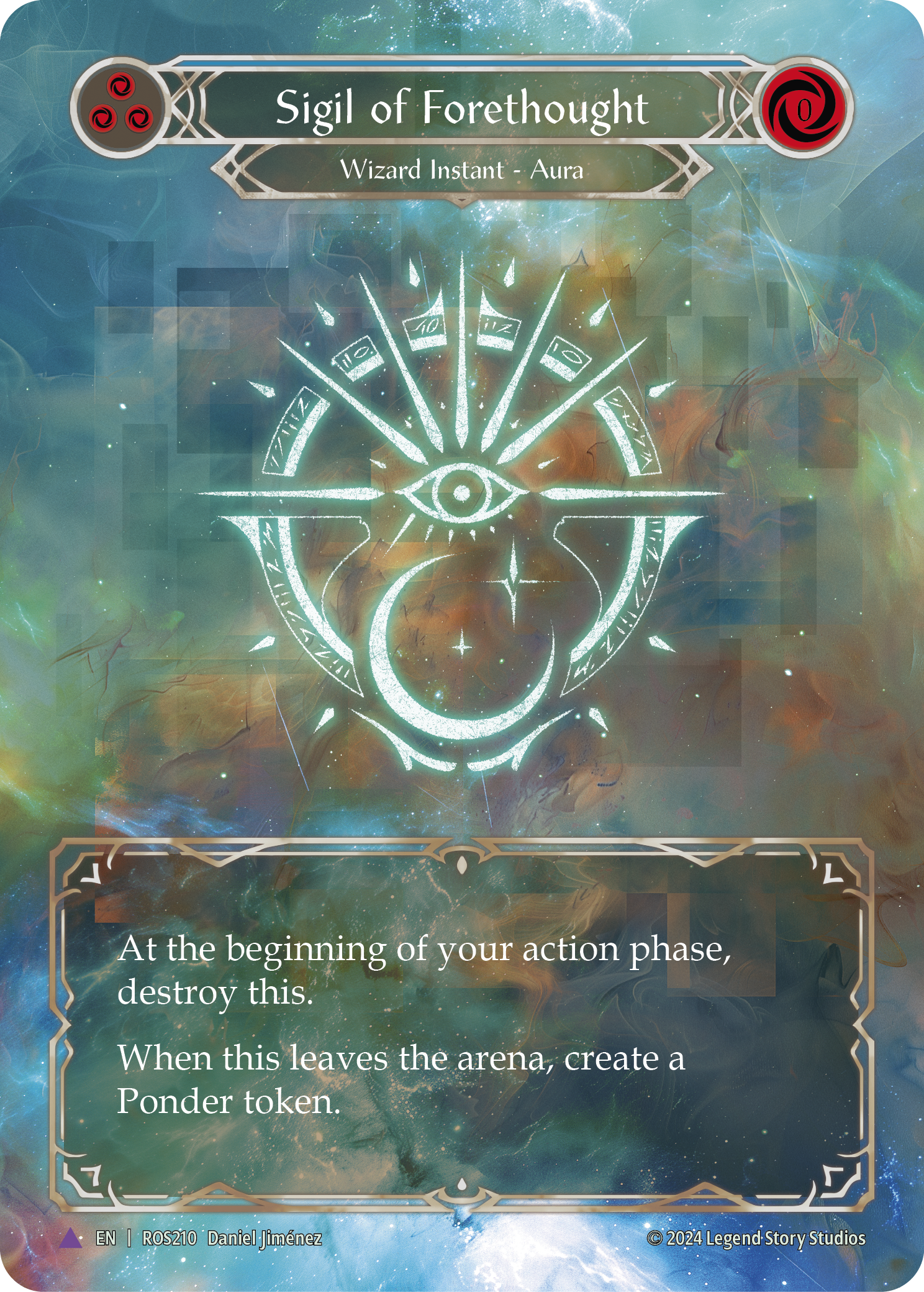 Sigil of Forethought (Blue) - Flesh and Blood TCG - MoxLand