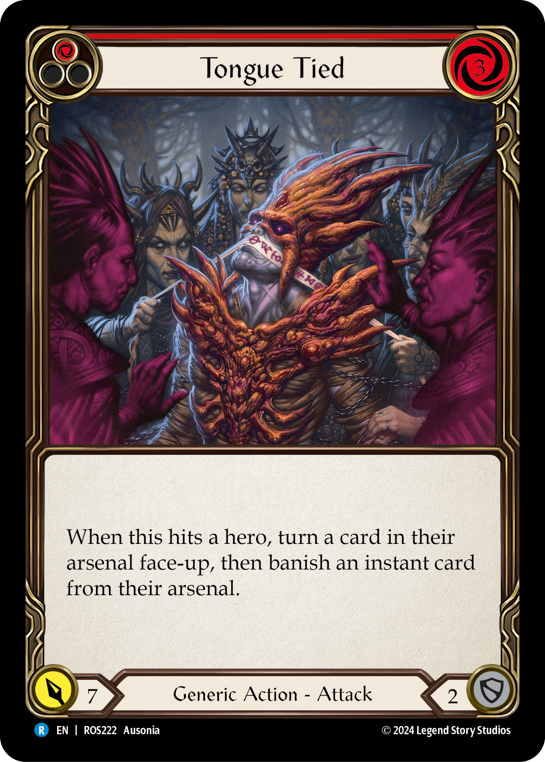 Tongue Tied (Red) - Flesh and Blood TCG - MoxLand