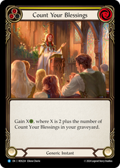 Count Your Blessings (Yellow) - Flesh and Blood TCG - MoxLand