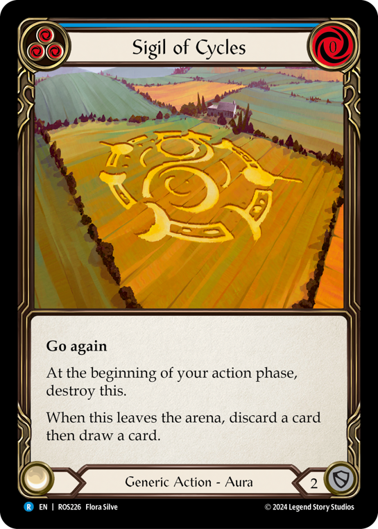 Sigil of Cycles (Blue) - Flesh and Blood TCG - MoxLand