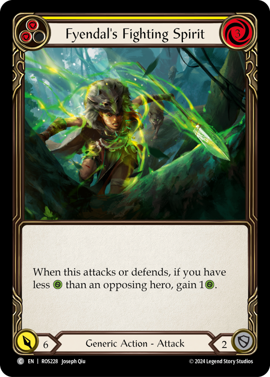 Fyendal's Fighting Spirit (Yellow) - Flesh and Blood TCG - MoxLand