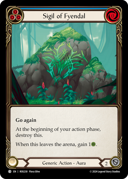 Sigil of Fyendal (Blue) - Flesh and Blood TCG - MoxLand