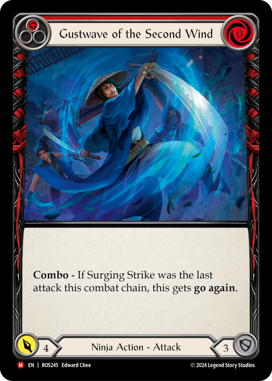 Gustwave of the Second Wind (Red) - Flesh and Blood TCG - MoxLand