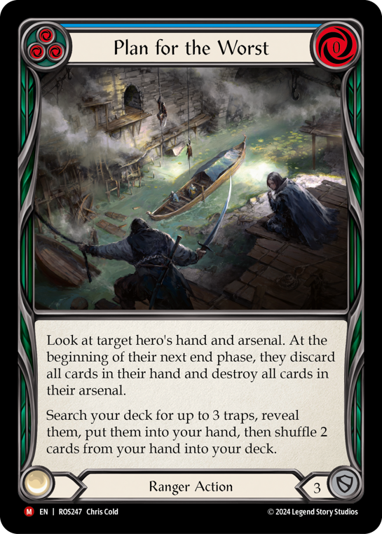 Plan for the Worst (Blue) - Flesh and Blood TCG - MoxLand
