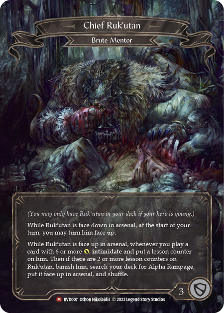 Chief Ruk'utan - Flesh and Blood TCG - MoxLand
