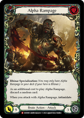 Alpha Rampage (Red) - Flesh and Blood TCG - MoxLand