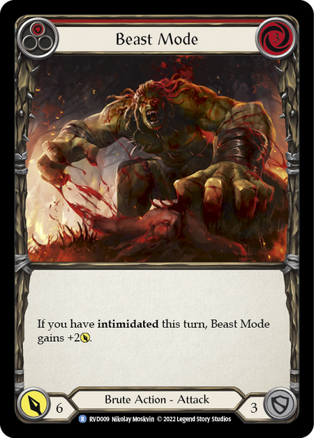 Beast Mode (Red) - Flesh and Blood TCG - MoxLand