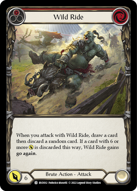 Wild Ride (Red) - Flesh and Blood TCG - MoxLand