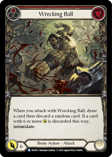 Wrecking Ball (Red) - Flesh and Blood TCG - MoxLand
