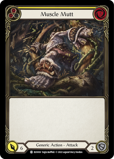 Muscle Mutt (Yellow) - Flesh and Blood TCG - MoxLand