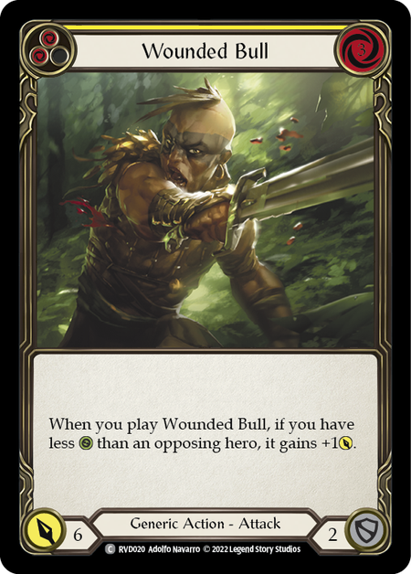 Wounded Bull (Yellow) - Flesh and Blood TCG - MoxLand