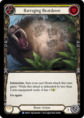 Barraging Beatdown (Yellow) - Flesh and Blood TCG - MoxLand