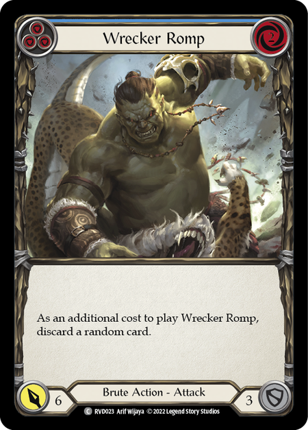Wrecker Romp (Blue) - Flesh and Blood TCG - MoxLand
