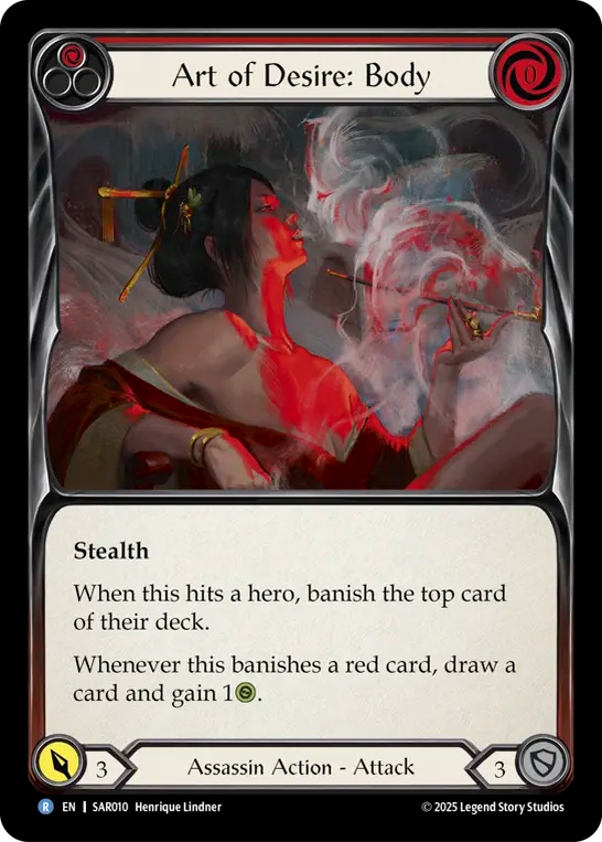 Art of Desire: Body (Red) - Flesh and Blood TCG - MoxLand