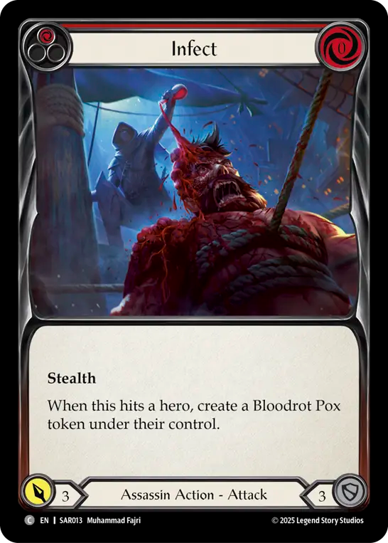 Infect (Red) - Flesh and Blood TCG - MoxLand