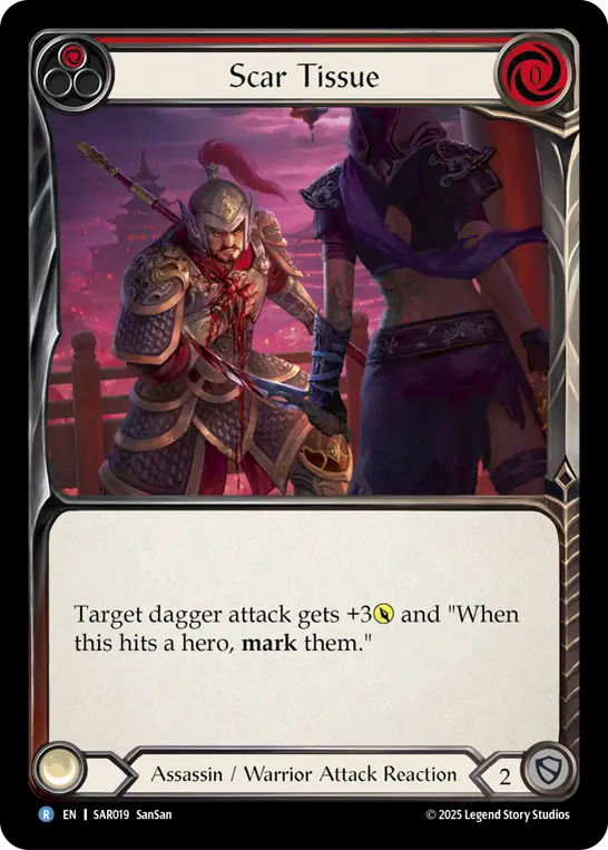 Scar Tissue (Red) - Flesh and Blood TCG - MoxLand