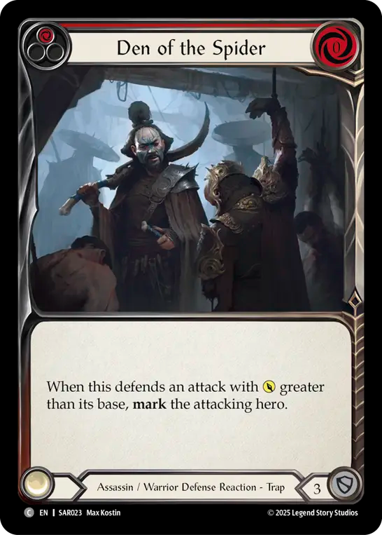 Den of the Spider (Red) - Flesh and Blood TCG - MoxLand