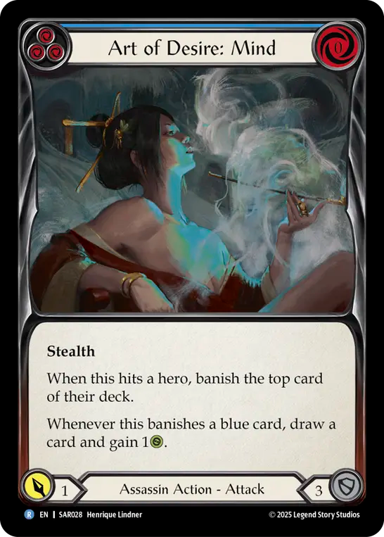 Art of Desire: Mind (Blue) - Flesh and Blood TCG - MoxLand