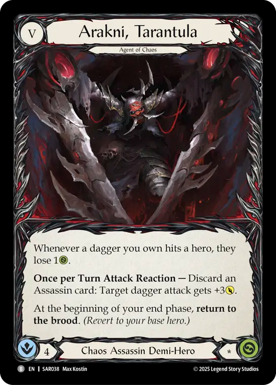Arakni, Tarantula - Flesh and Blood TCG - MoxLand