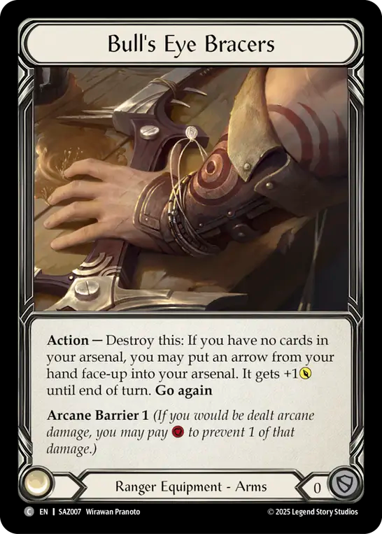 Bull's Eye Bracers - Flesh and Blood TCG - MoxLand