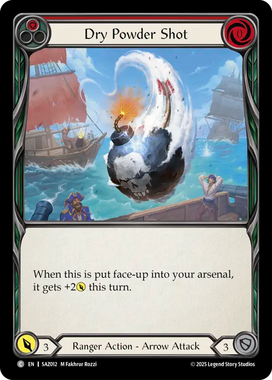 Dry Powder Shot (Red) - Flesh and Blood TCG - MoxLand