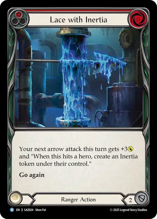 Lace with Inertia (Red) - Flesh and Blood TCG - MoxLand