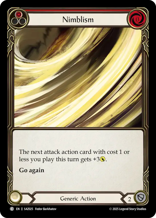 Nimblism (Red) - Flesh and Blood TCG - MoxLand