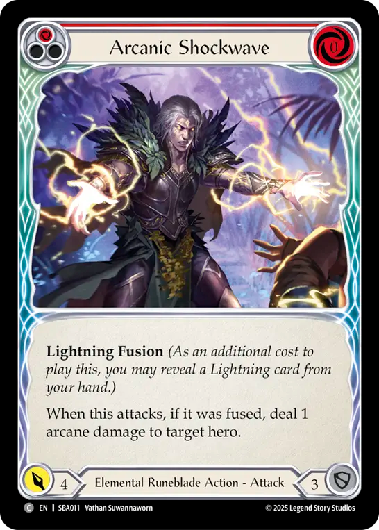 Arcanic Shockwave (Red) - Flesh and Blood TCG - MoxLand