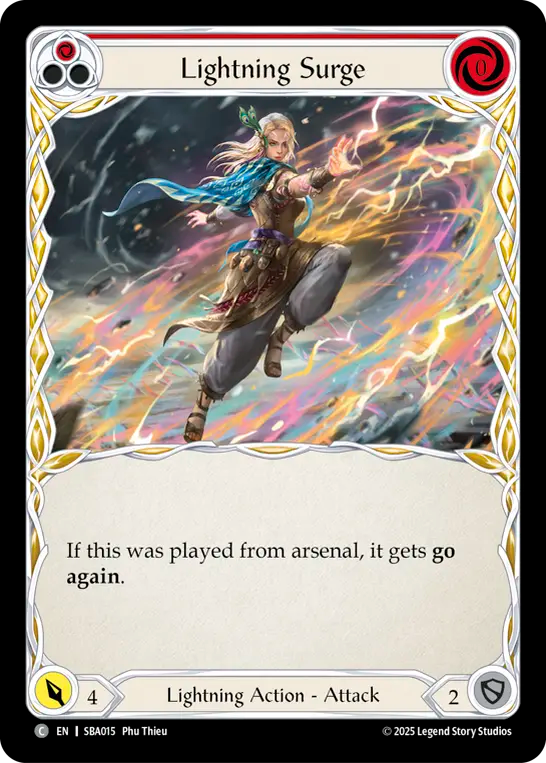 Lightning Surge (Red) - Flesh and Blood TCG - MoxLand
