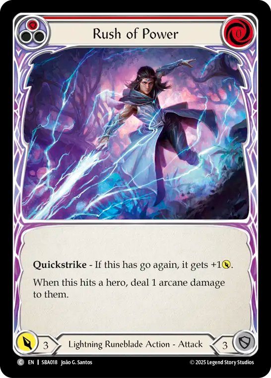 Rush of Power (Red) - Flesh and Blood TCG - MoxLand