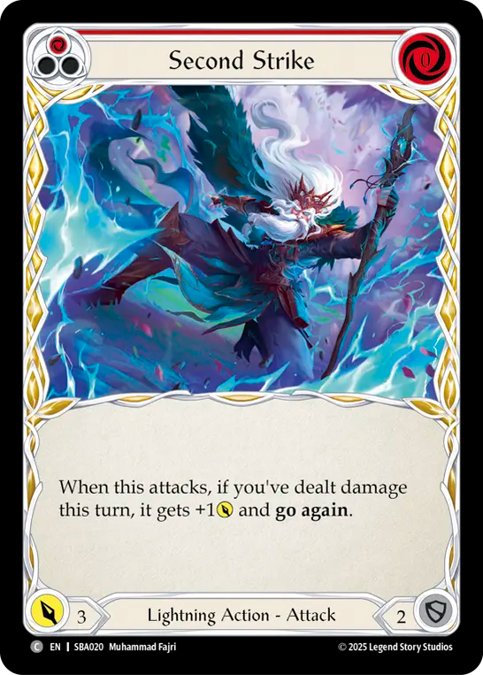 Second Strike (Red) - Flesh and Blood TCG - MoxLand