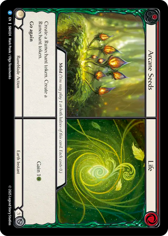 Arcane Seeds // Life (Red) - Flesh and Blood TCG - MoxLand