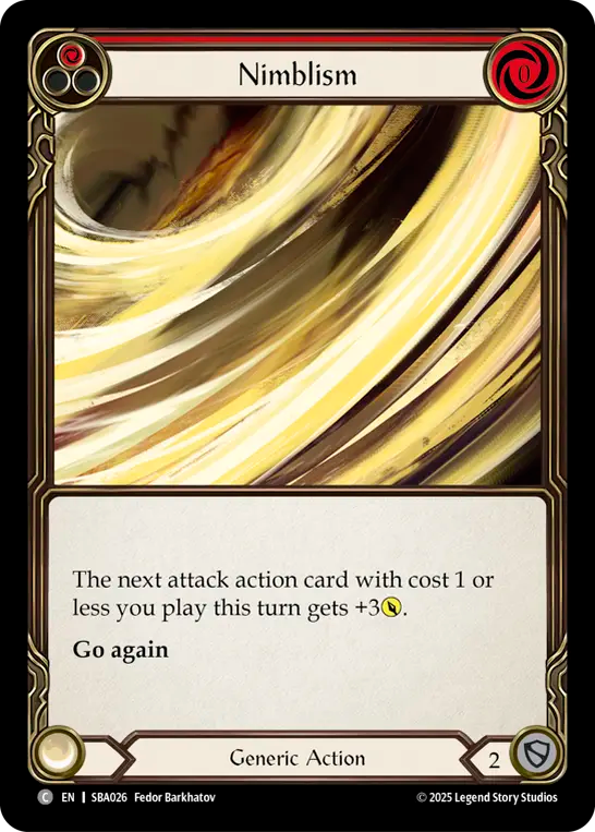 Nimblism (Red) - Flesh and Blood TCG - MoxLand