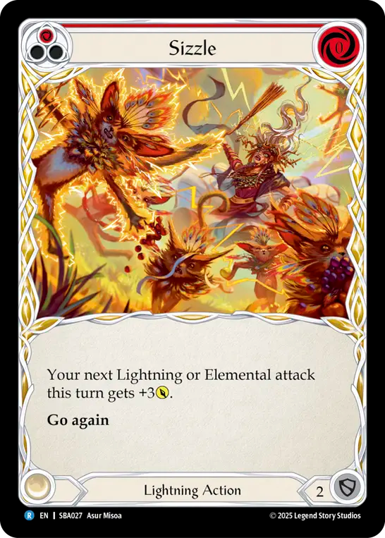 Sizzle (Red) - Flesh and Blood TCG - MoxLand