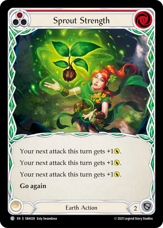 Sprout Strength (Red) - Flesh and Blood TCG - MoxLand