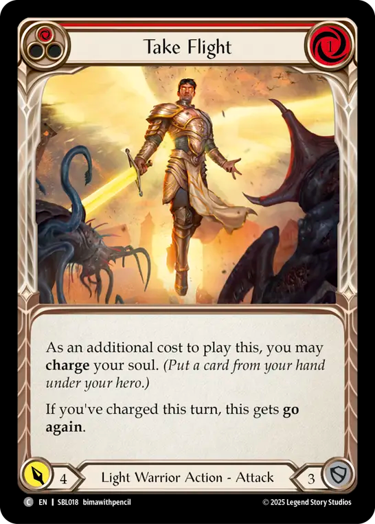 Take Flight (Red) - Flesh and Blood TCG - MoxLand