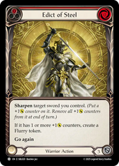 Edict of Steel (Red) - Flesh and Blood TCG - MoxLand