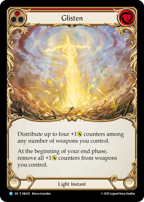 Glisten (Red) - Flesh and Blood TCG - MoxLand