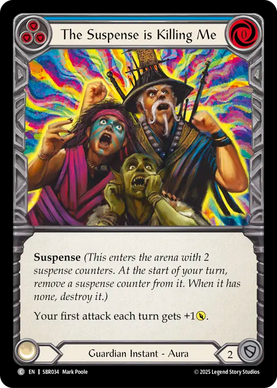 The Suspense is Killing Me (Blue) - Flesh and Blood TCG - MoxLand